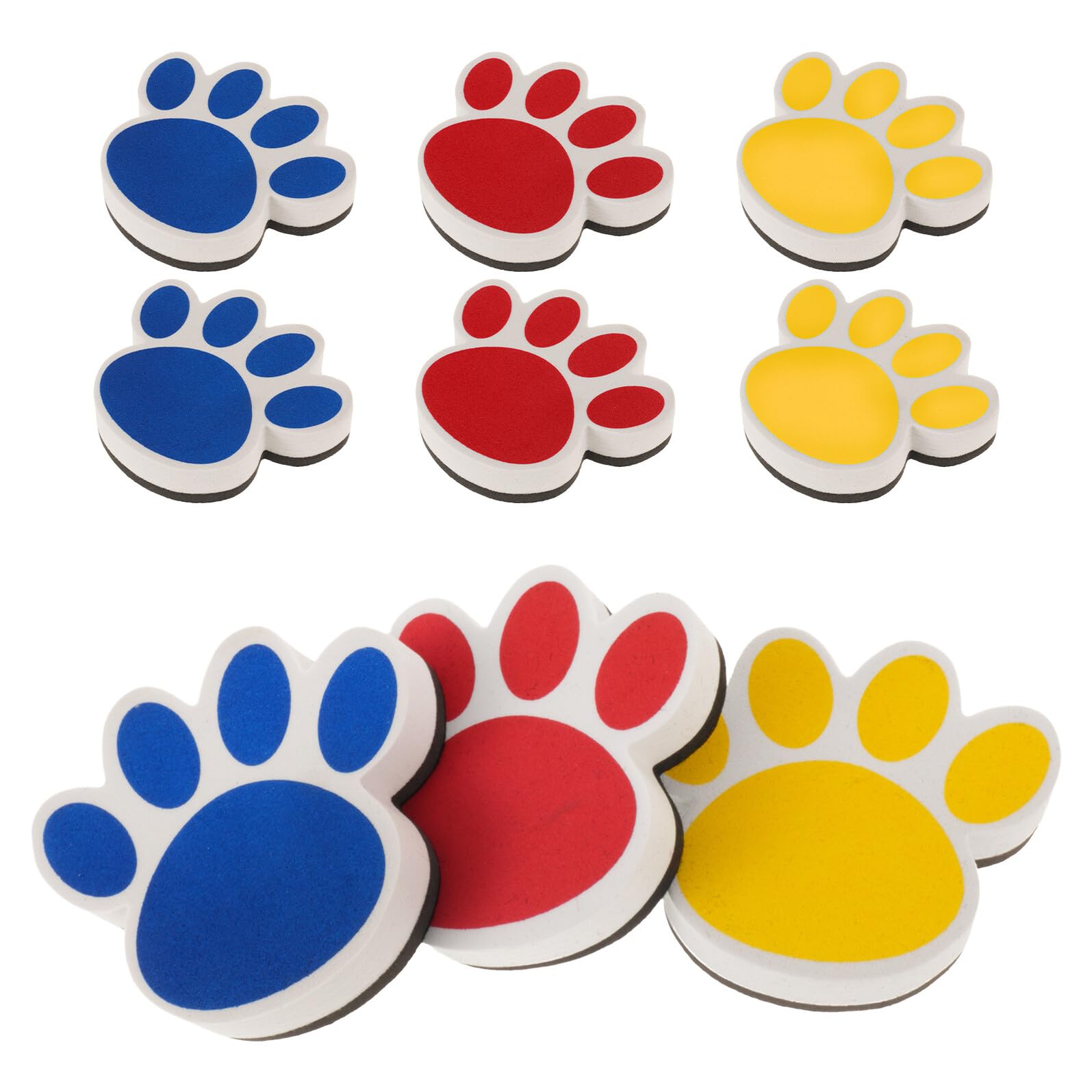 9 Borradores Reutilizables Para Pizarra Escolar Borradores De Borrado En Seco Para Aula Para Pizarra Escolar