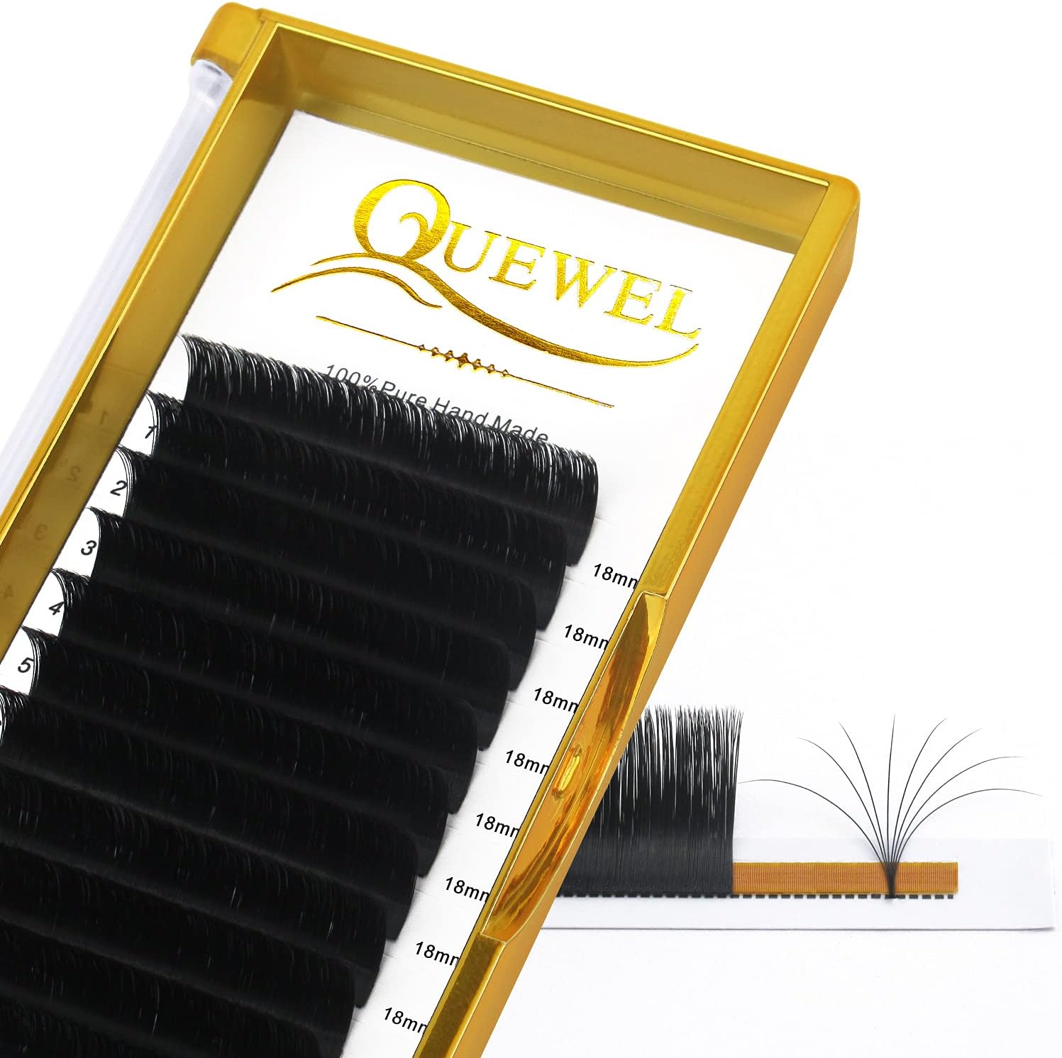 Volume Lash Extensions Easy Fan 0.05mm D Curl 18mm2D 3D 4D 5D 6D 10D