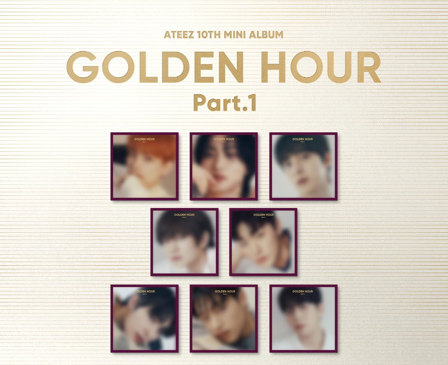ATEEZ - GOLDEN HOUR : Part.1 [Digipak Ver.] Album (Random ver.)