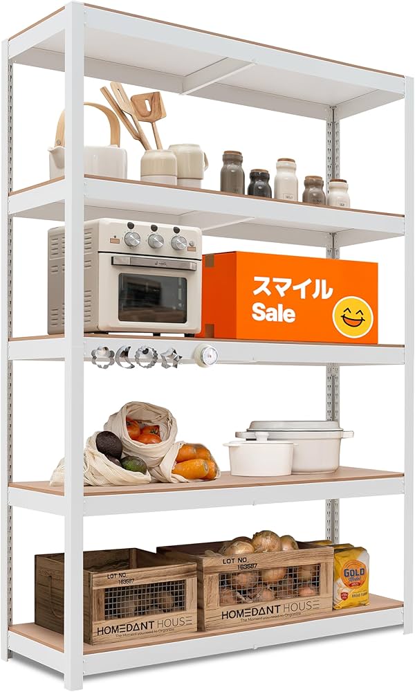 DANT House 組立簡単 ラミネート スチールラック ジャンク HOMEDANT