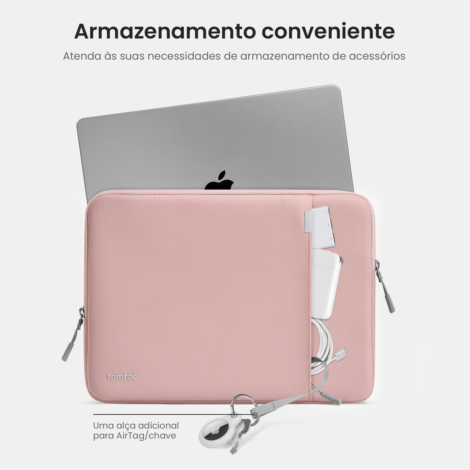 Apple MacBook Air M4 2025 + tomtocケース tomtoc Capa Protetora para Laptop 360° para MacBook Air M4/A3240