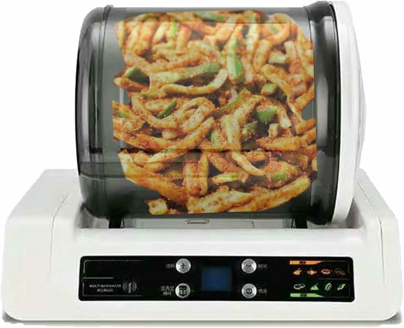 Machine à mariner sous vide commerciale électrique avec tambour rotatif robuste
