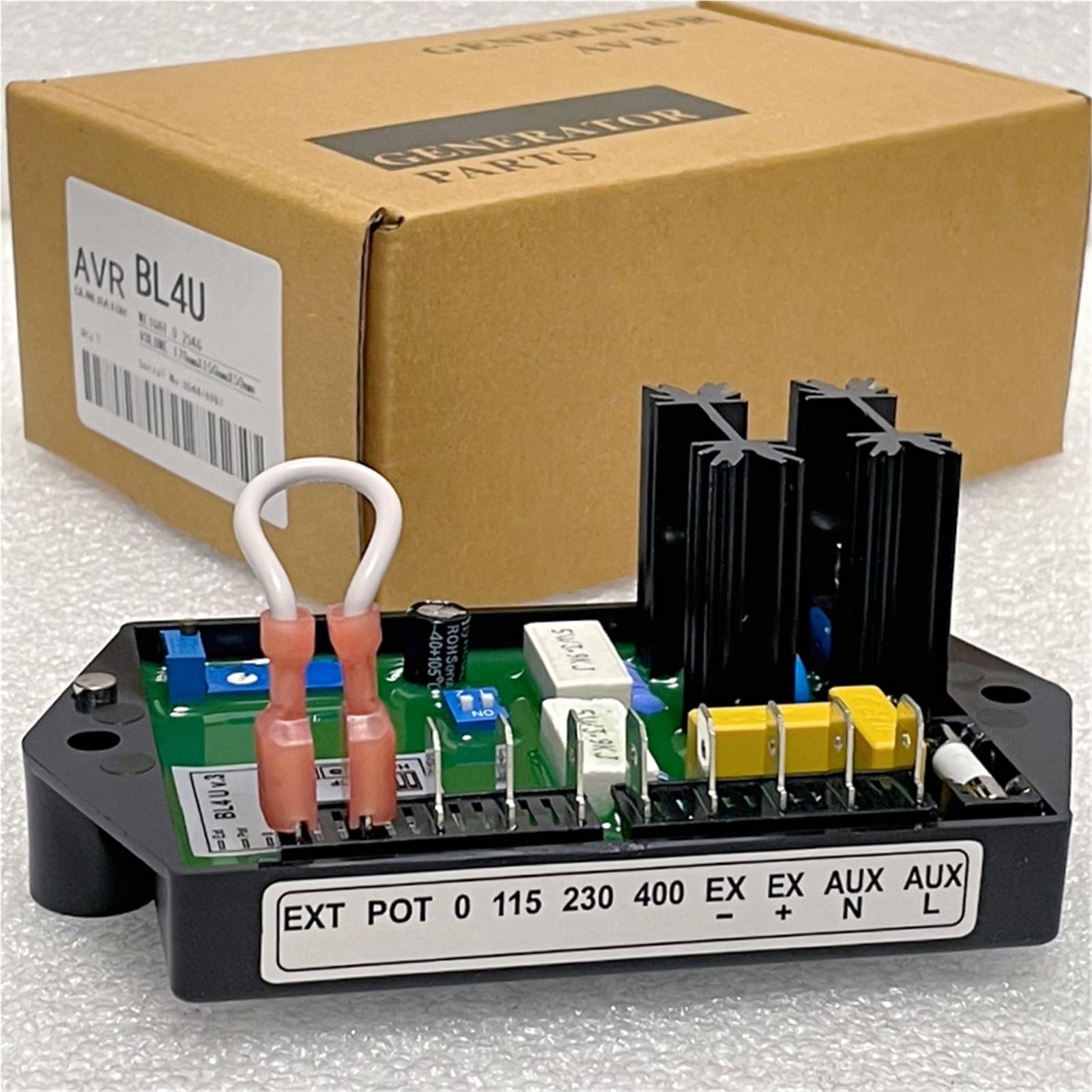 Generador BL4U, estabilizador y regulador de Voltaje automático AVR, Tablero Control sin escobillas trifásico CA, 1 Uds