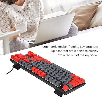 ★MeChan★ Amazon.in: Buy Ketsicart Red Switch Mechanical Keyboard