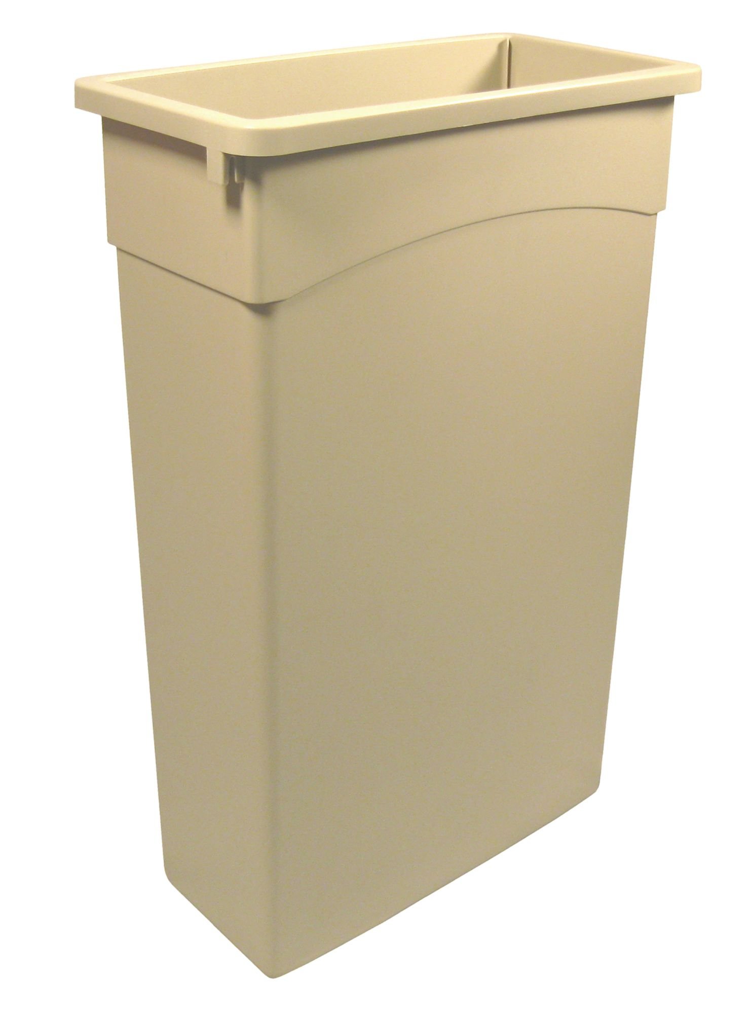 Continental Mfg Company 8322BE Wall Hugger Receptacle Beige 23 gal (1 EACH)