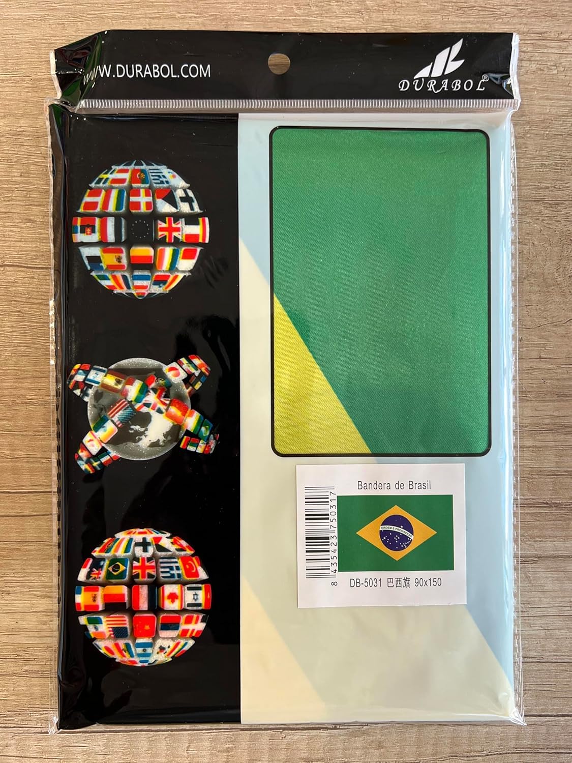 JBCD Flaggen-Set – 90x150 Cm, 16 Länderflaggen Inkl. Brasilien, Aus Wetterfestem Polyester