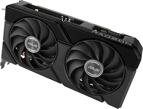 Miniatura 9 de ASUS Dual Radeon RX 7600 XT OC Edition 16GB GDDR6 (AMD RDNA 3, PCIe 4.0, HDMI 2.1, DisplayPort 2.1, Diseño de ventilador de tecnología axial,