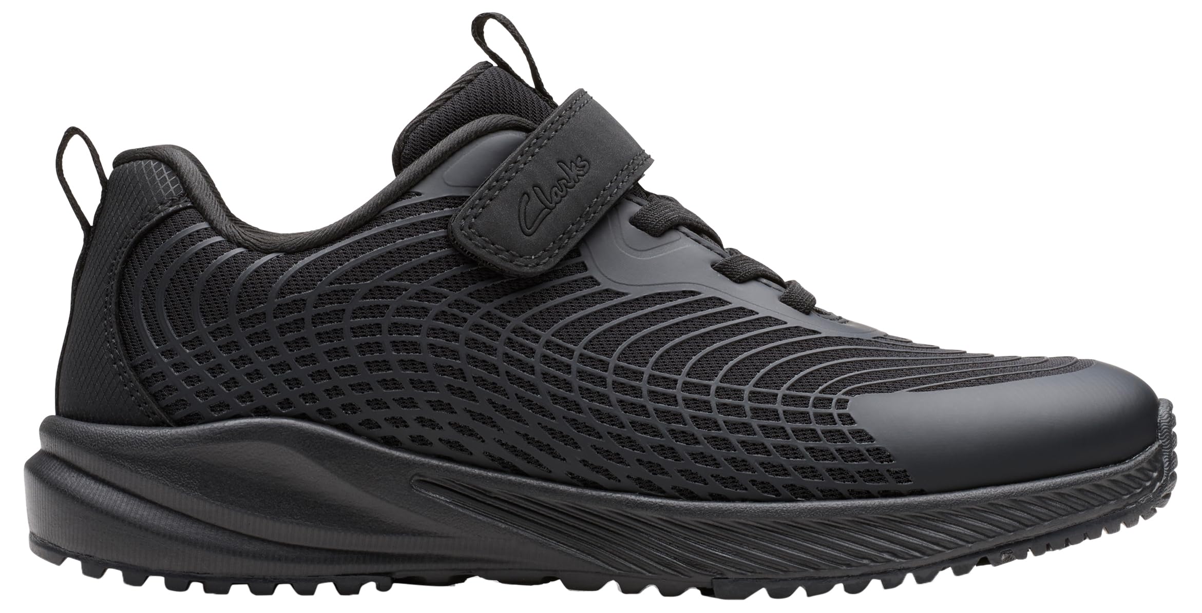 Clarks Deyes Dash K Childrens Black/Black, 8