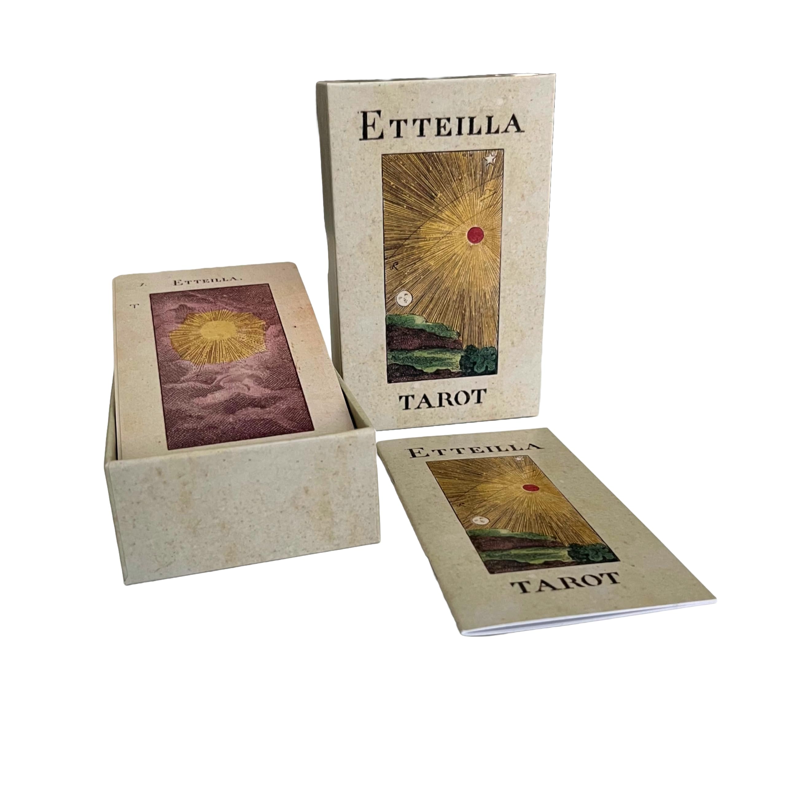 Etteilla Tarot Deck & Guide | Fac-similé vintage | Fabriqué aux États-Unis
