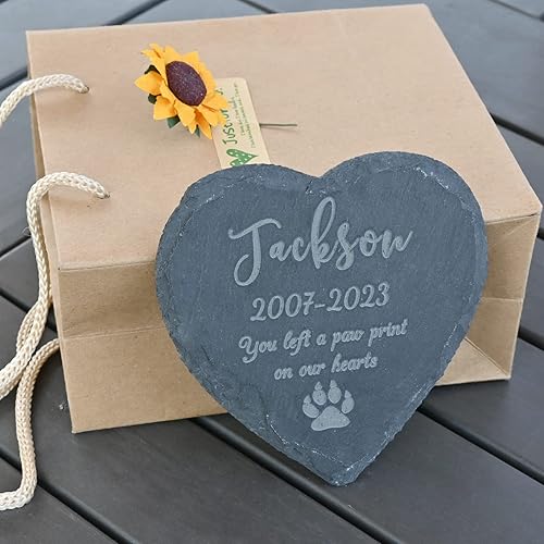 Miniatura 6 de Piedras conmemorativas personalizadas para mascotas, regalos conmemorativos para gatos, regalos conmemorativos para perros por pérdida de perro,