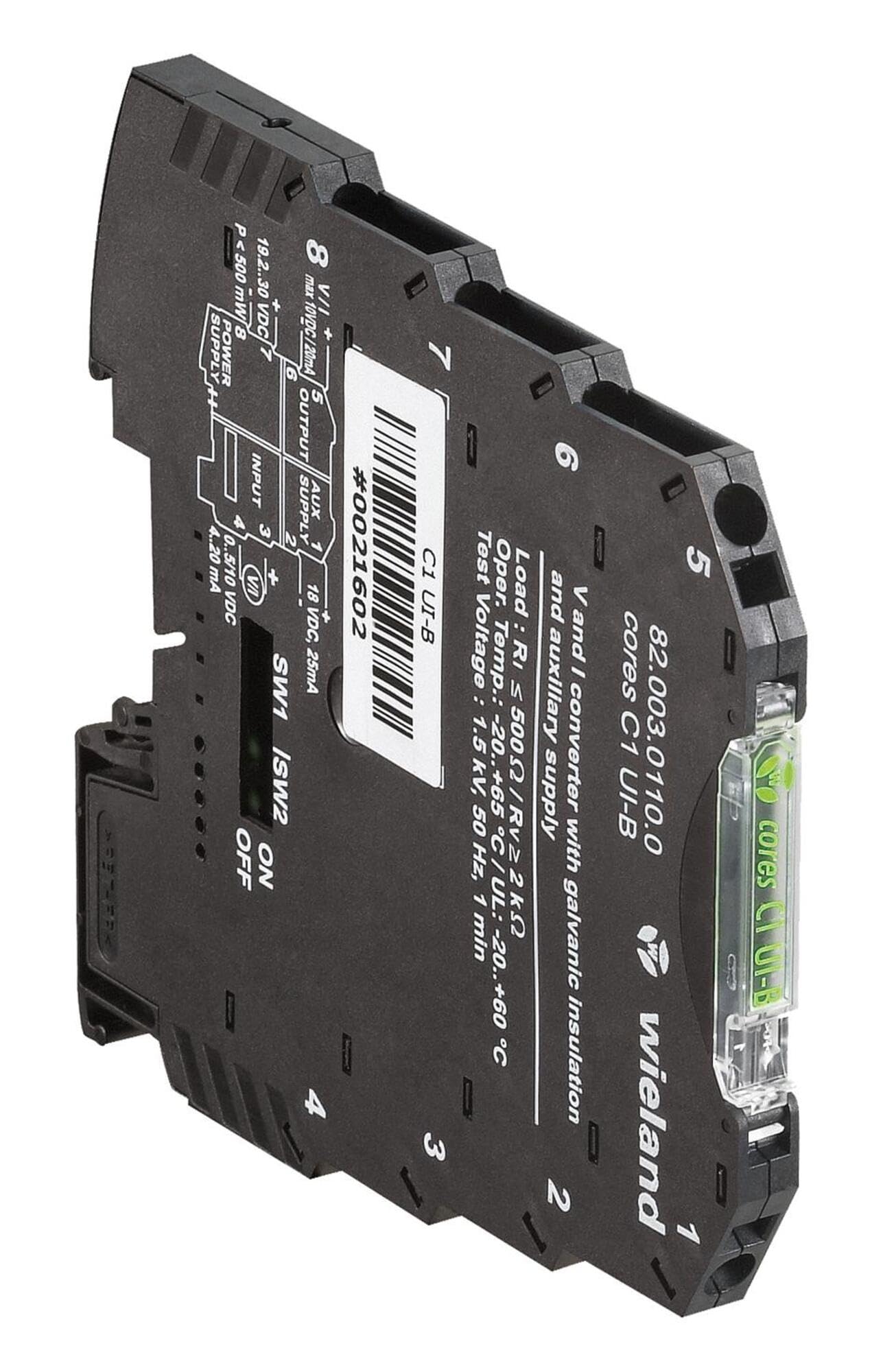 WIELAND 82.003.0120.0 Cores C1 ptb-b PT100 Input Output Voltage/Intensity