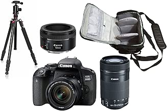 800D camera 18-55mm STM 55-250mm STM 50mm STM lens KamKorda Pro Camera Bag Advanced Camera Tripod 800D camera 18-55mm STM 55-250mm STM 50mm STM lens KamKorda Pro Camera Bag Advanced Camera Tripod