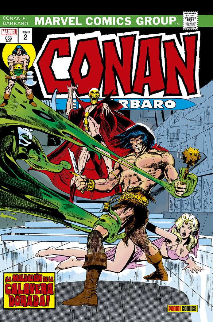 Conan El Bárbaro 2. La Etapa Marvel Original: ¡LA MALDICIÓN DE LA CALAVERA DORADA! (MARVEL OMNIBUS)