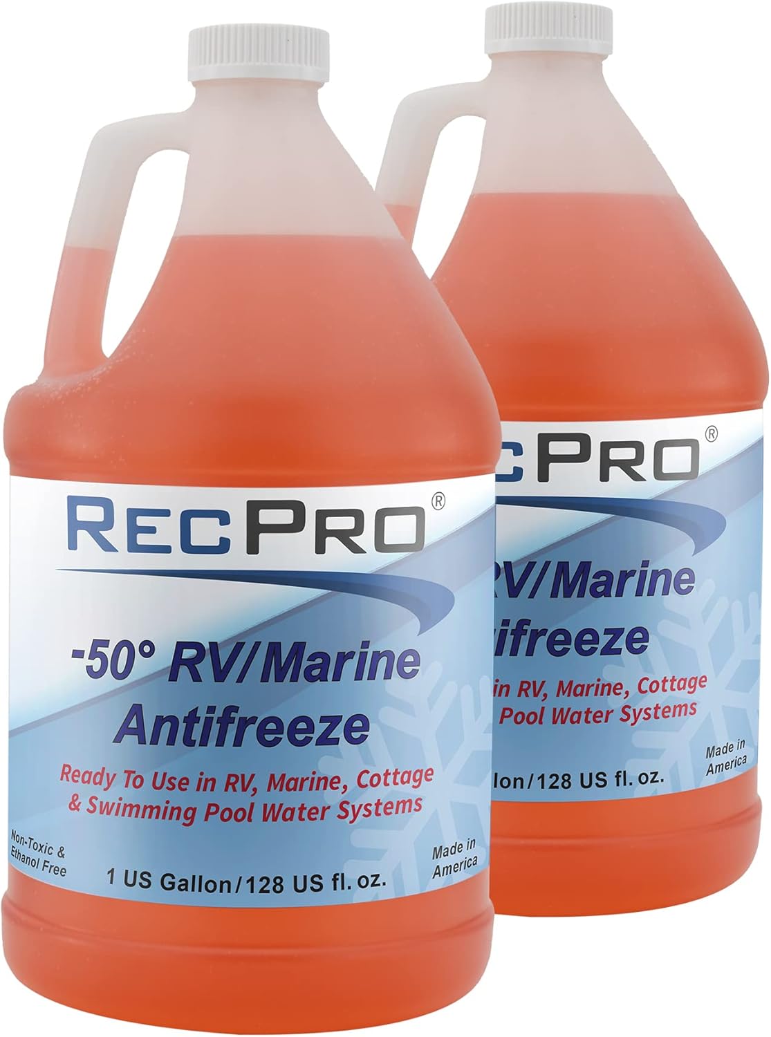 RecPro RV Antifreeze -50°F Protection Non-Toxic (2 Pack)
