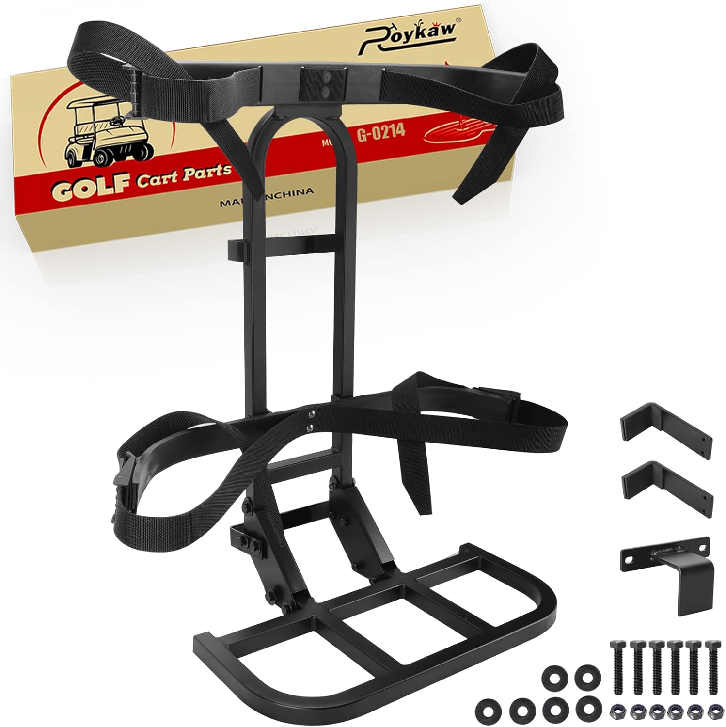 Roykaw Universal Golf Cart Rear Seat Bag Holder for EZGO