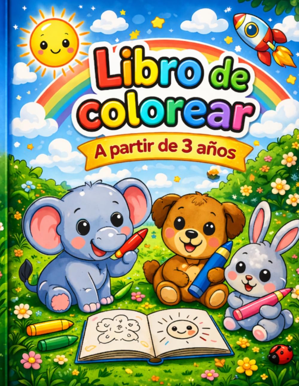Mi Primer Libro para Colorear Para Niños a partir de 3 años