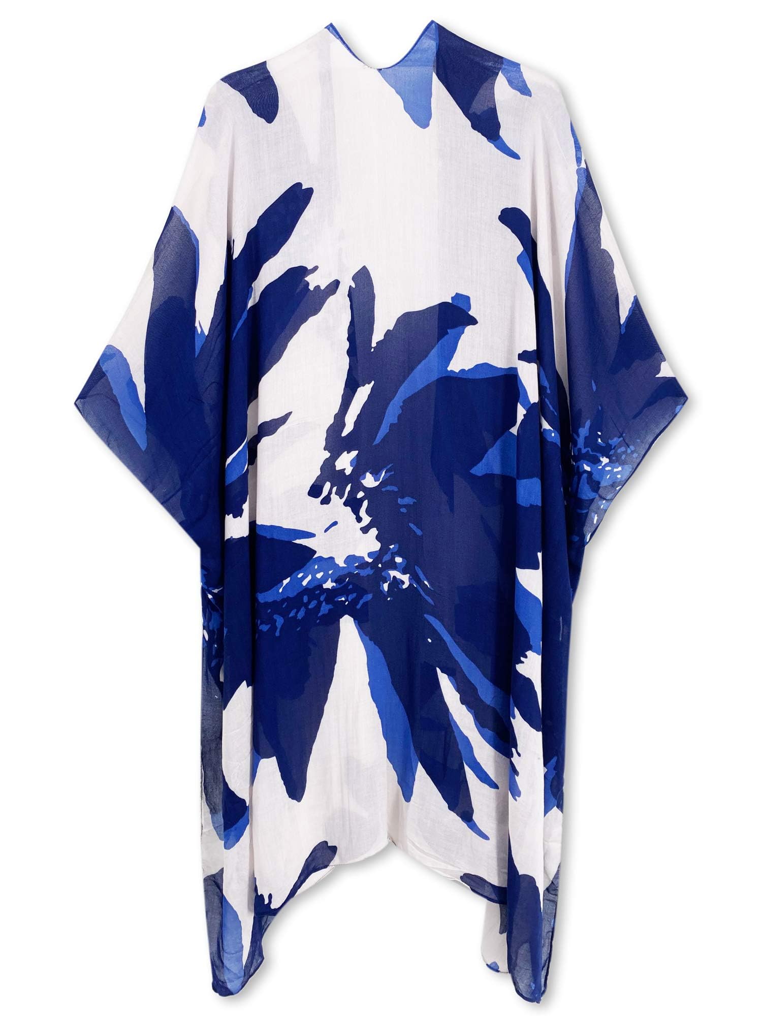 breezy lane Cardigan kimono floral pour femme - Cache-maillot de bain décontracté pour les vacances