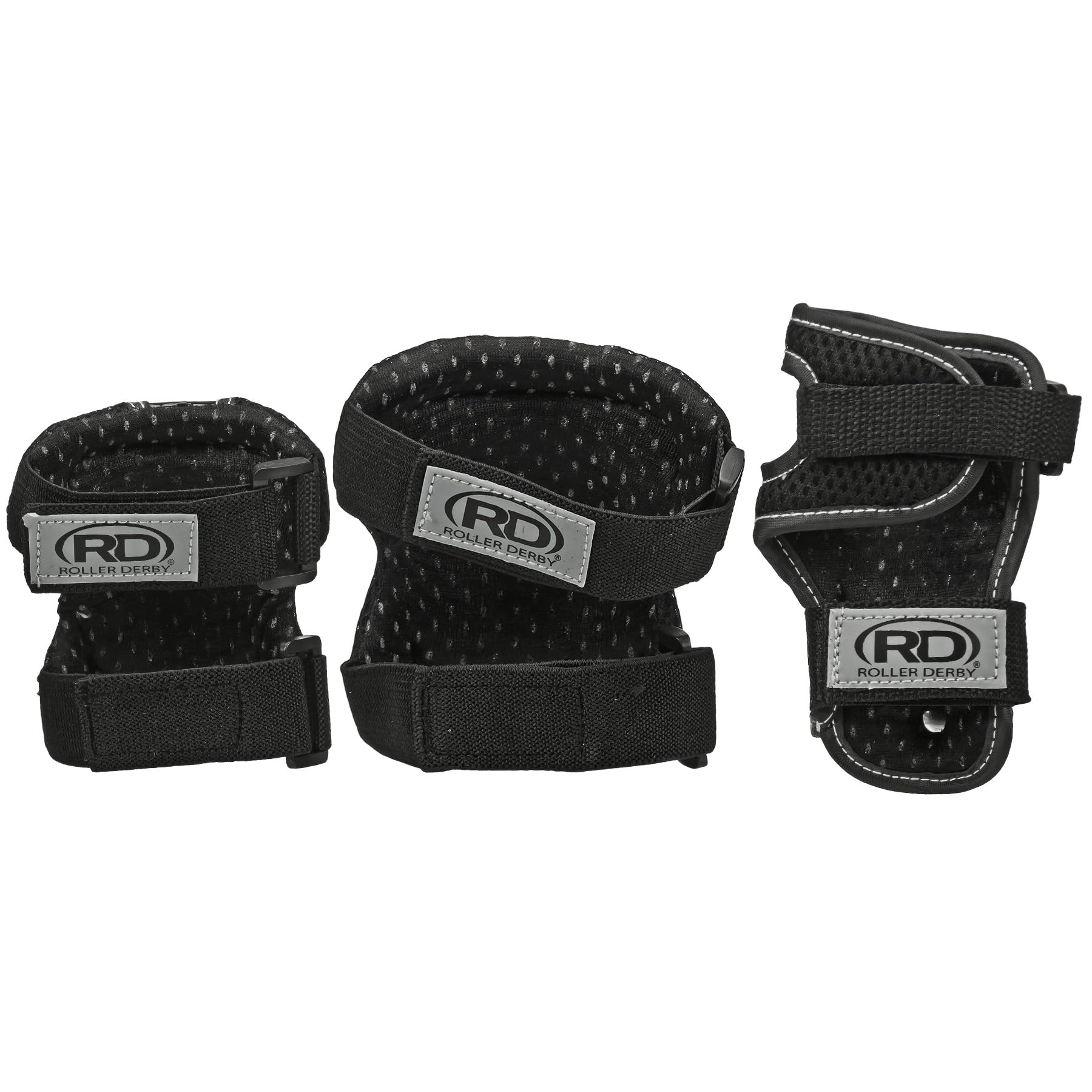 Roller Derby ION 7.2 Inline Skates with Protective Gear, Aluminum Frames, Adjustable Sizing, Tri-Pack Protective Gear Included