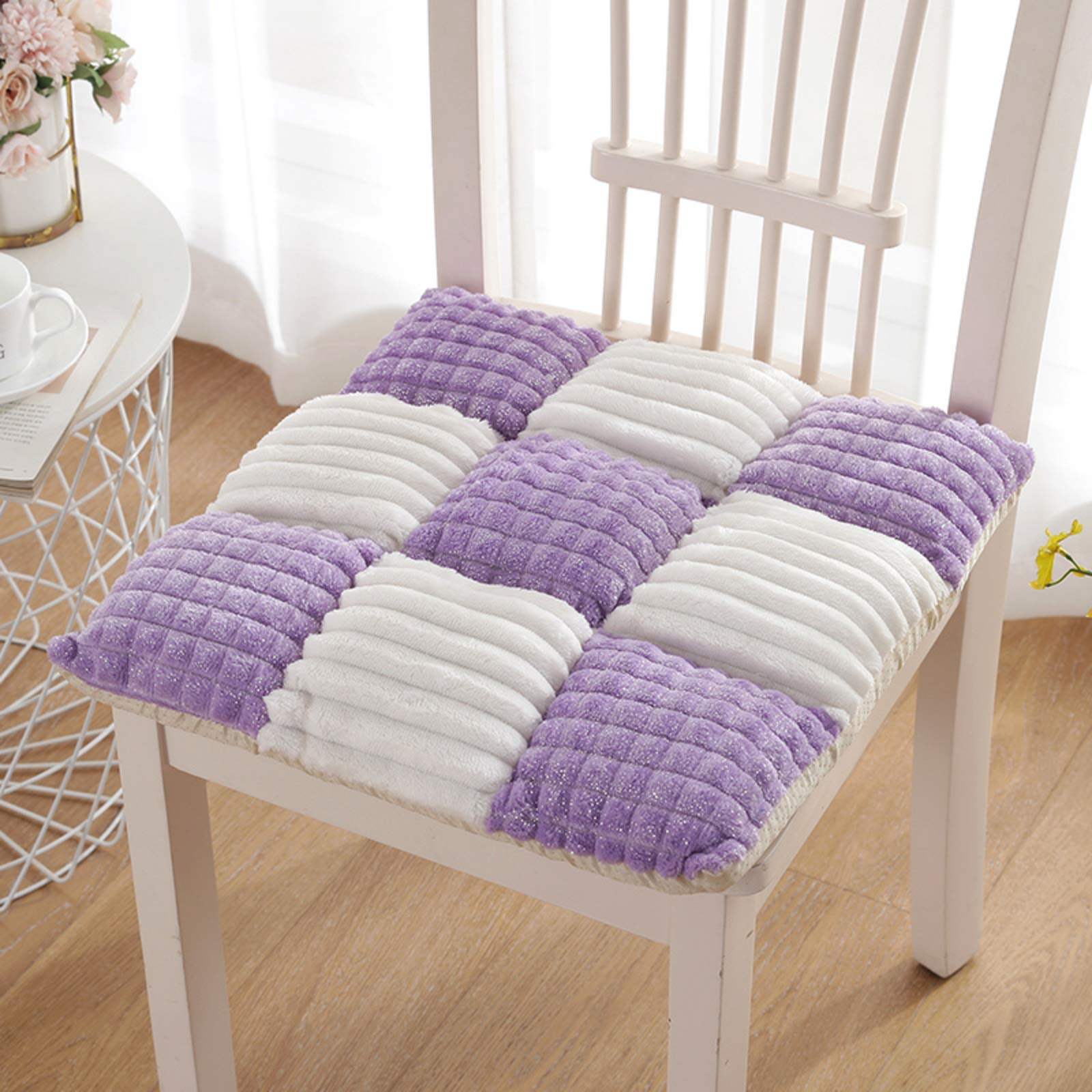 Coussin de chaise épais anti-douleur pour assise rigide de bureau et cuisine 4 pièces