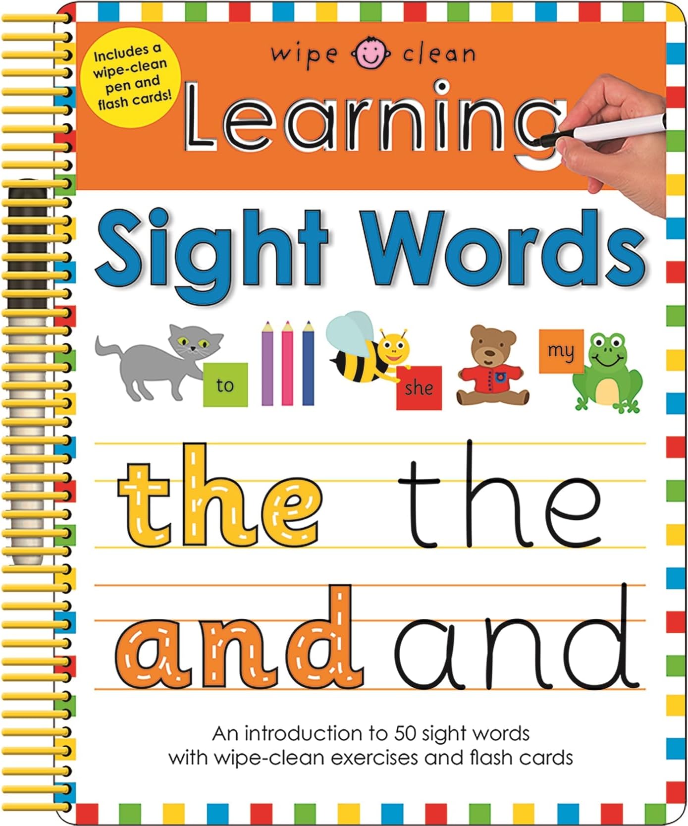 Learning Sight Words: Wipe Clean Spirals