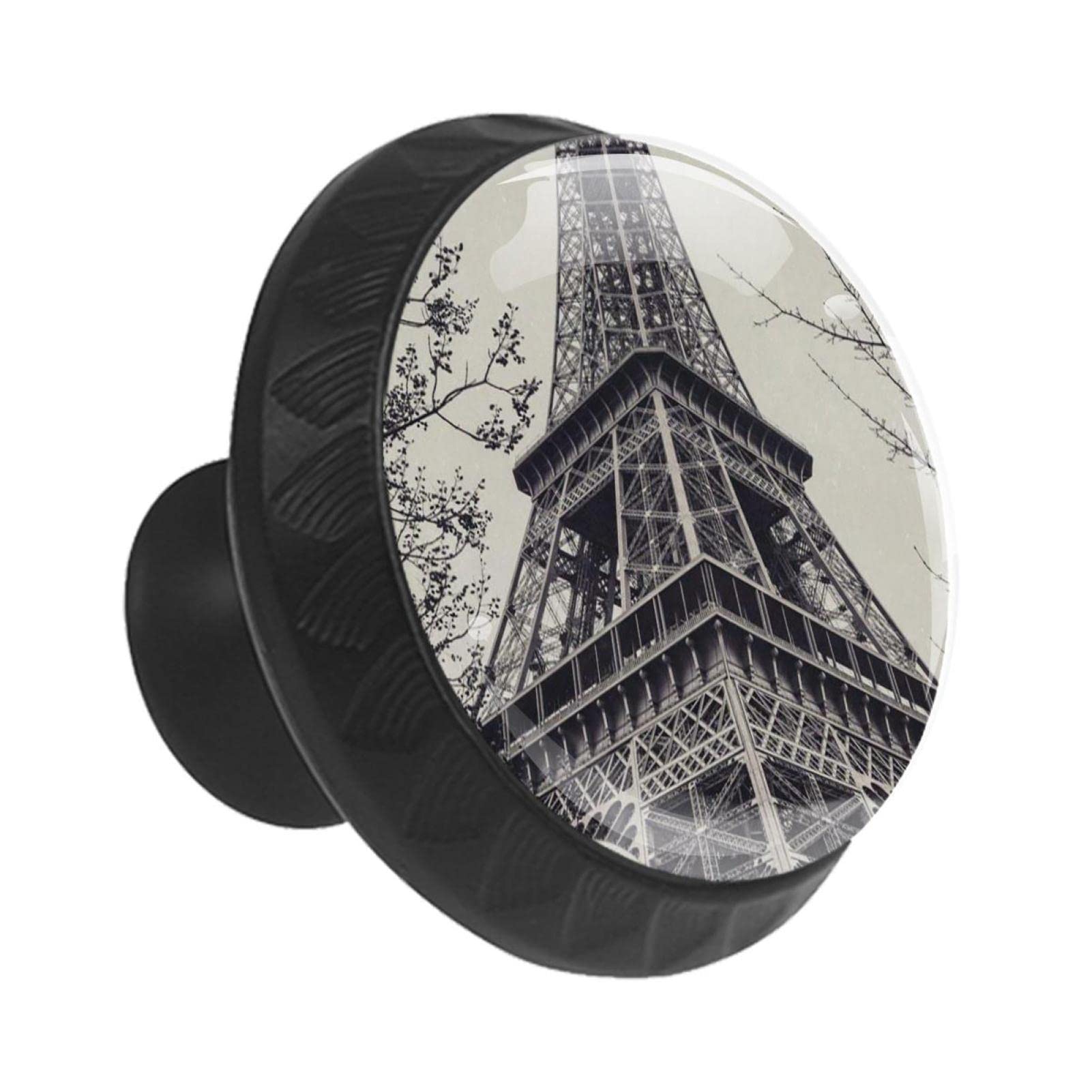 Boutons de tiroir Tour Eiffel en lot de 12 : poignées ergonomiques pour relooker une commode