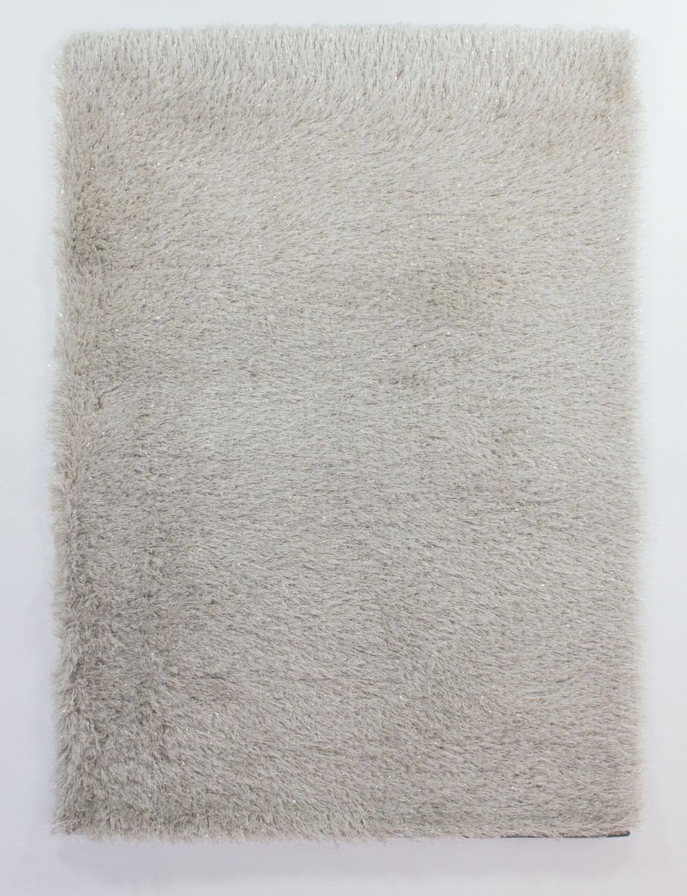 Flair Rugs Dazzle Sparkle Deep Pile Shaggy Rug, Natural, 160 x 230 Cm