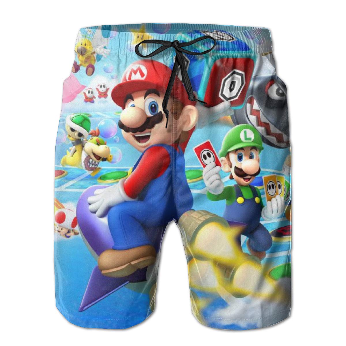 CustomART Mens Summer Swim Trunks Quick 