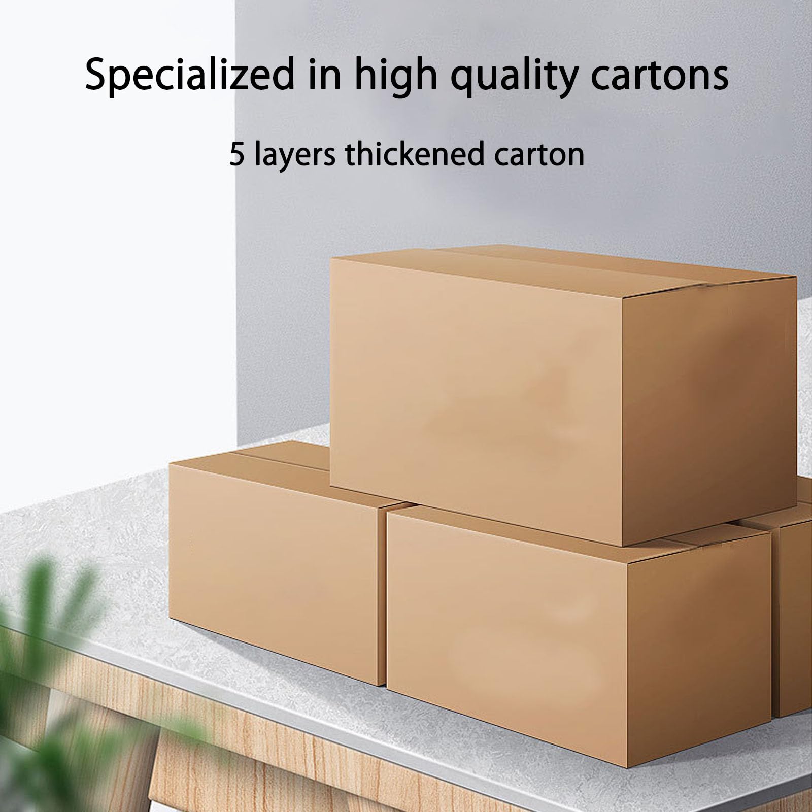 Cajas de cartón para publicar la mudanza de la mudanza de la casa de la casa Empaque la caja de cartón 20 piezas 290 * 170 * 190mm