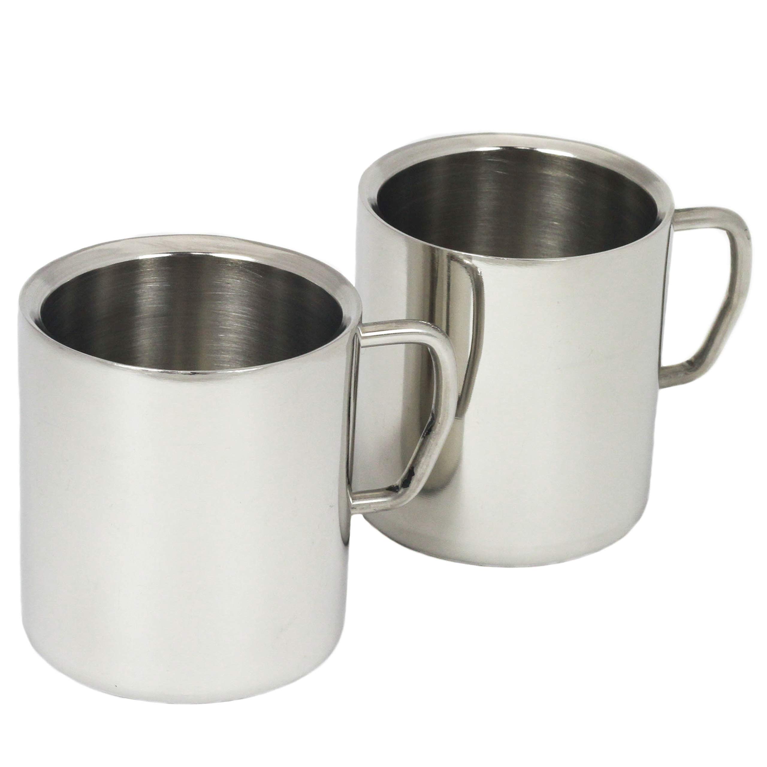Chef CraftSelect Durable Mug, 2 piece set, Stainless Steel