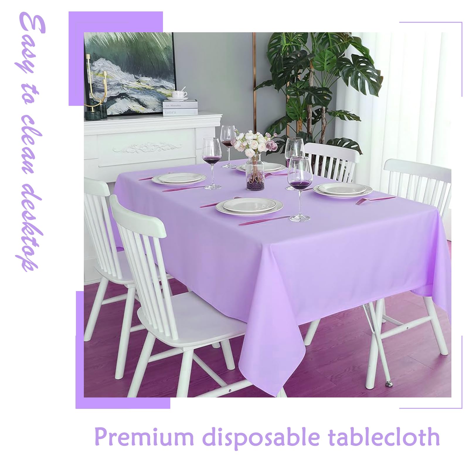 Lot De 3 Nappes Jetables En Plastique Pour Fête D'anniversaire Sur Le