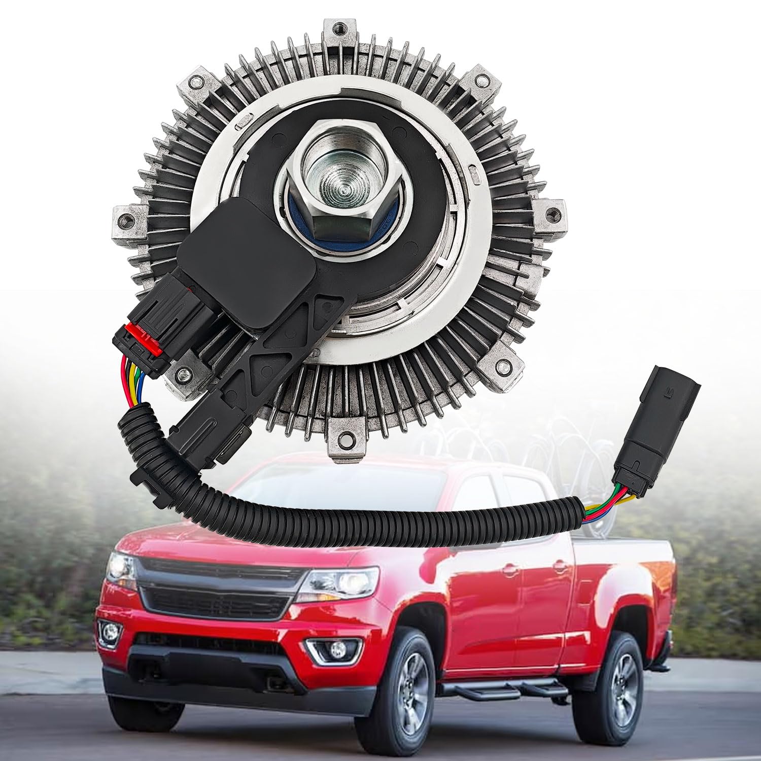 Photo 1 of QuenPenge 15-40562 Engine Cooling Fan Clutch 23294307 Compatible with Chevy Colorado 2016-2022 Express 2500 3500 Savana 2500 3500 2017-2022 Canyon 2016-2022 L4 2.8L replace for 84082862 104300224