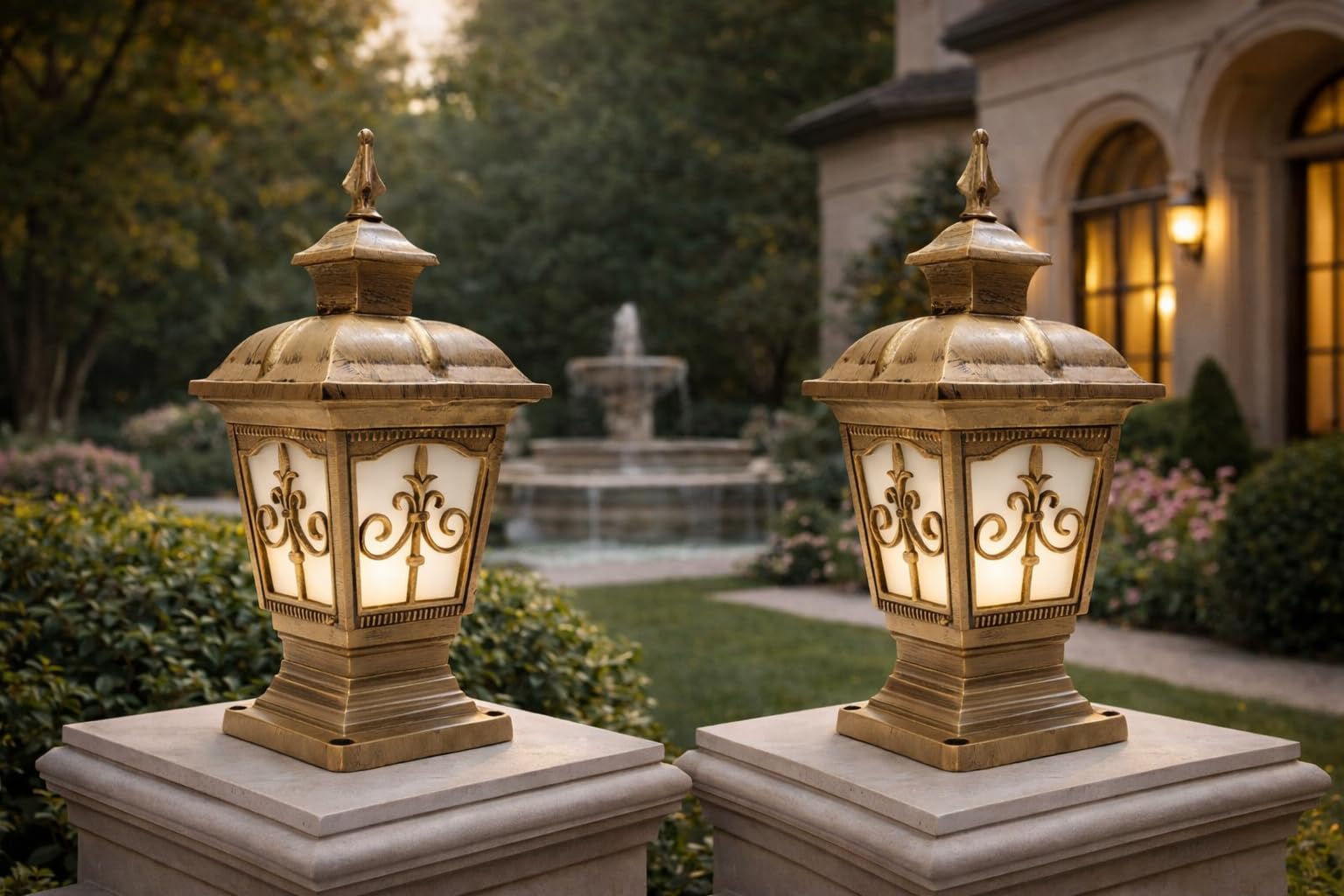 Weldecor Outdoor Gate Pillar Lamp for Home Entrance Waterproof LED