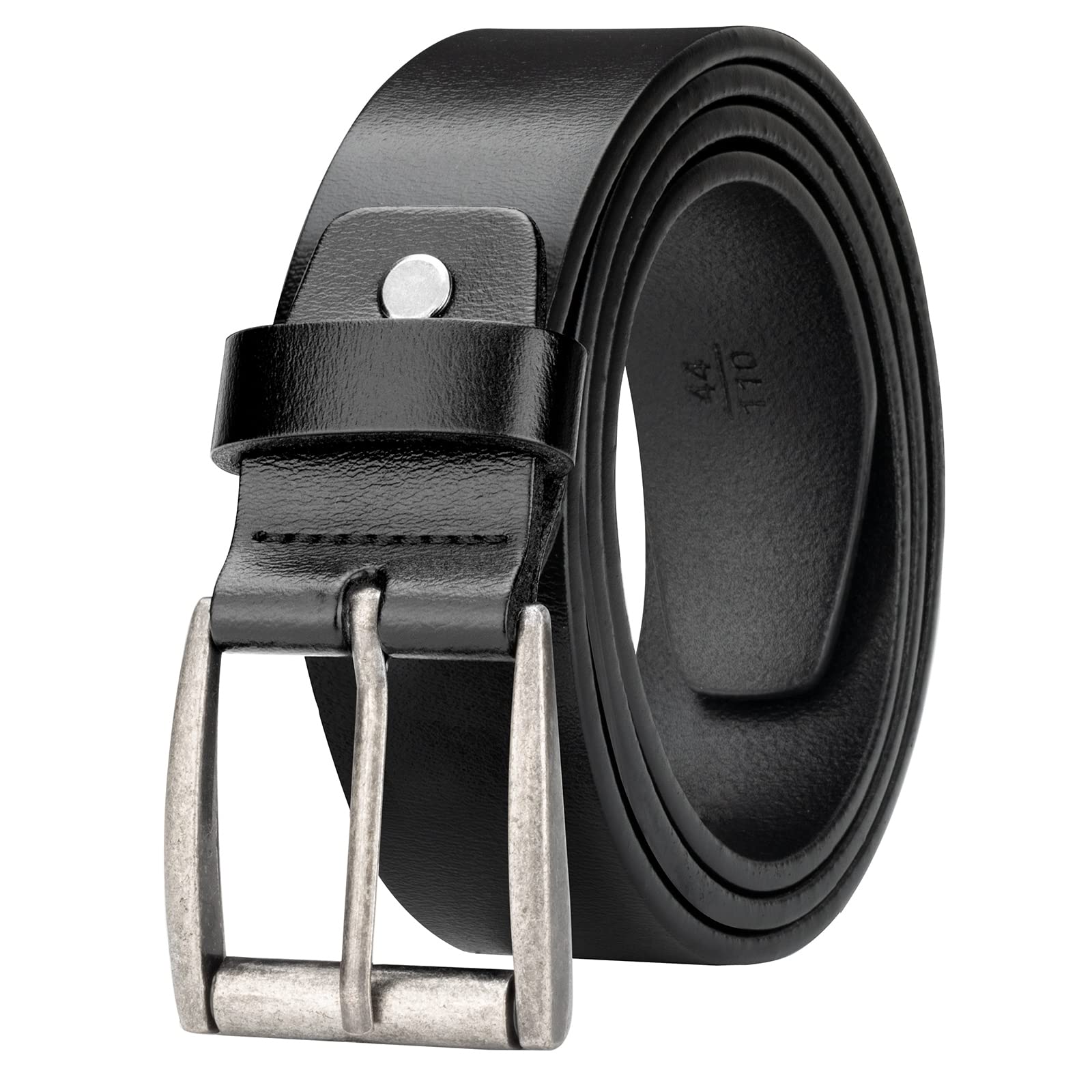 Taffeta Alley Genuine Leather Belt for Men,Mens Casual Leather Work Belt