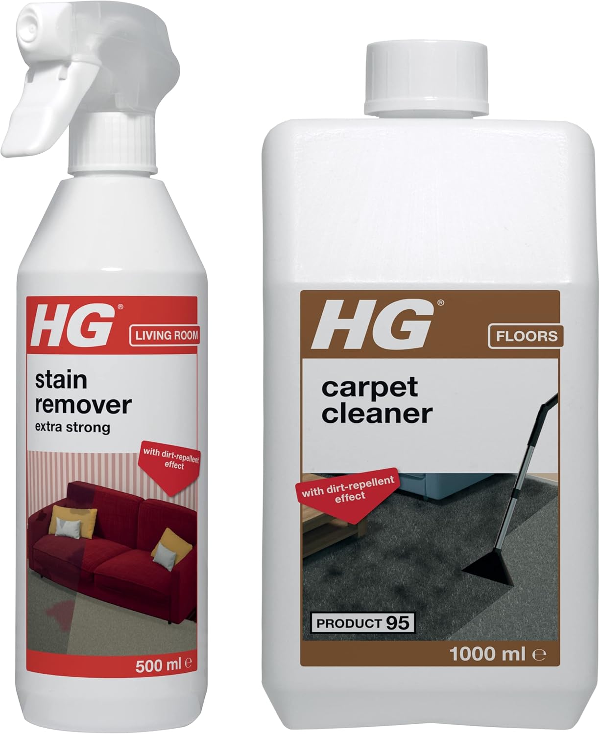 HG Stain Remover Extra Strong, Carpet & Upholstery Stain Spray