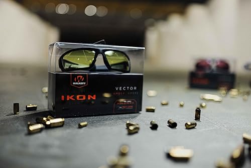 Miniatura 8 de Walker's Vector - Gafas de tiro de marco completo ámbar con funda, multicolor, talla única (GWP-IKNFF4-AMB)