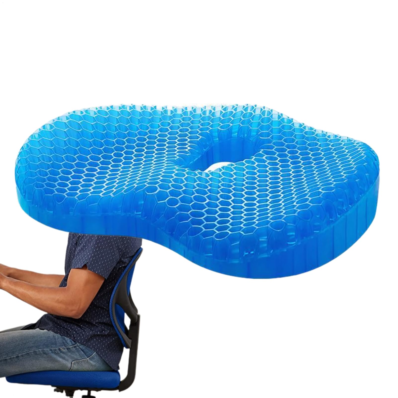Cuscino per seduta in gel, morbido cuscino di supporto, ergonomico