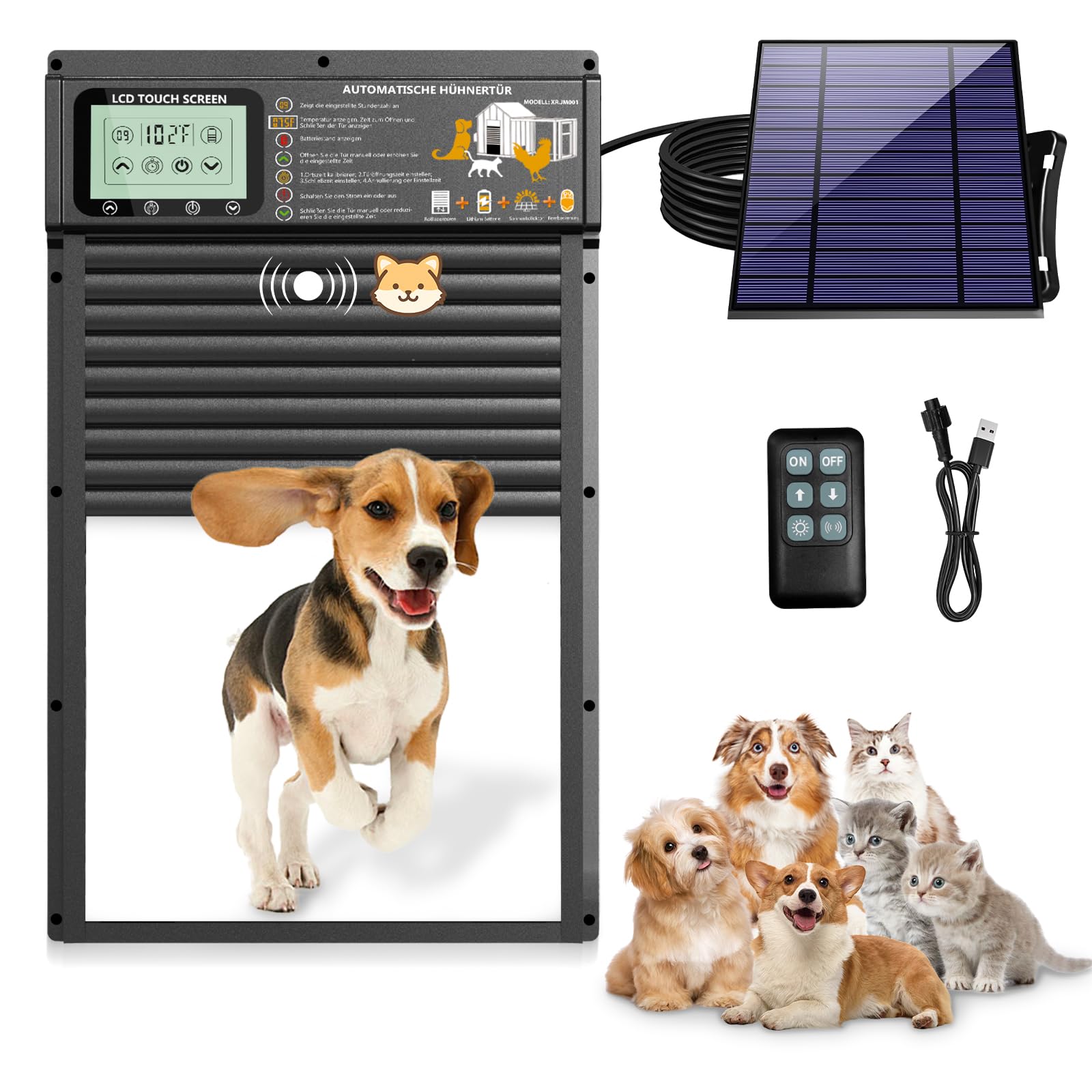 Amazon.com : XRDZYXGS Smart Automatic Pet Door | Radar, Timer