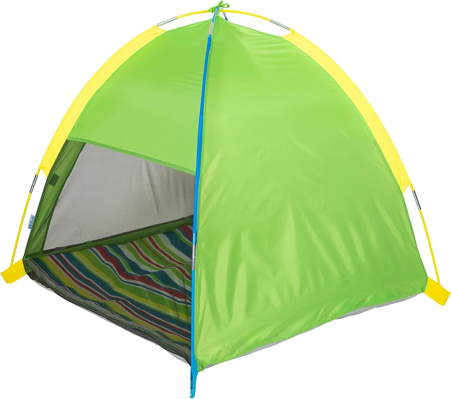 Pacific Play Tents Lil Nursery - Portable Play Tent and Sun Shelter for Infants and Toddler, Green/Blue