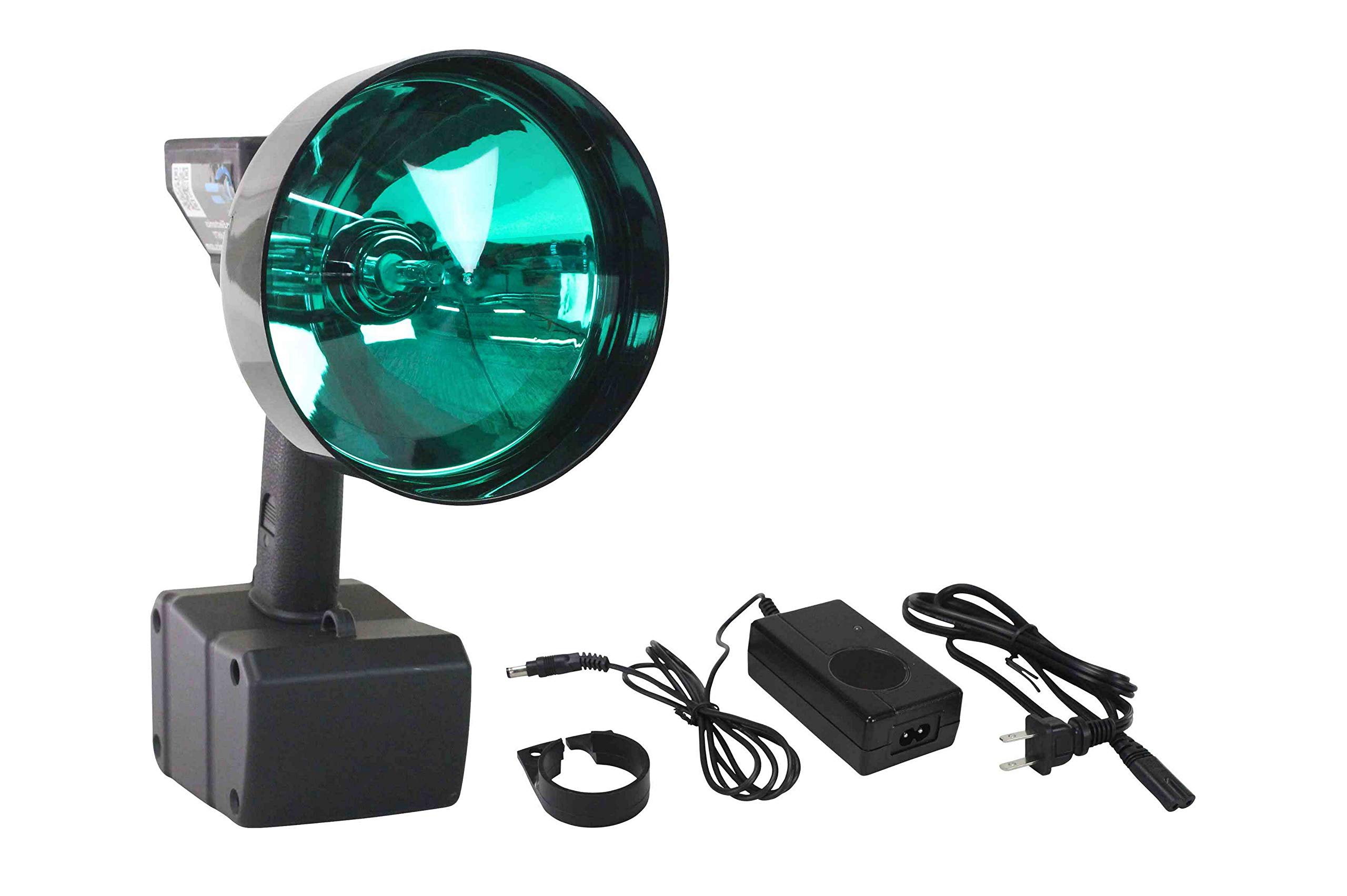 Larson Electronics 15 Million Candlepower 35W HID Spotlight with 5 Inch Green Lens - Waterproof