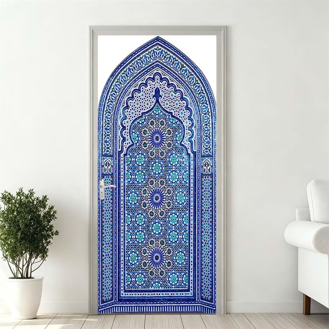 Door Stickers for Interior Doors 3D Door Sticker Mural 33.9"x78.7"
