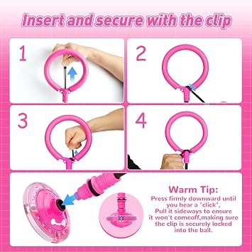 Flooyes Skip Ball for Kids, Ankle Skip Ball Toy with Counter, Timer
