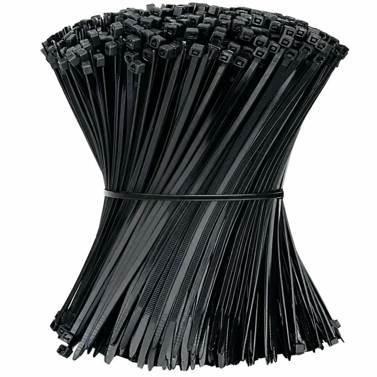 Bsguz 3X100mm 1000/100Pcs Wholesale Nylon Cable Ties Self-Locking Cord Straps Widen Thicken Cables Fastening Loop Wire Zip Tie-1000Pcs
