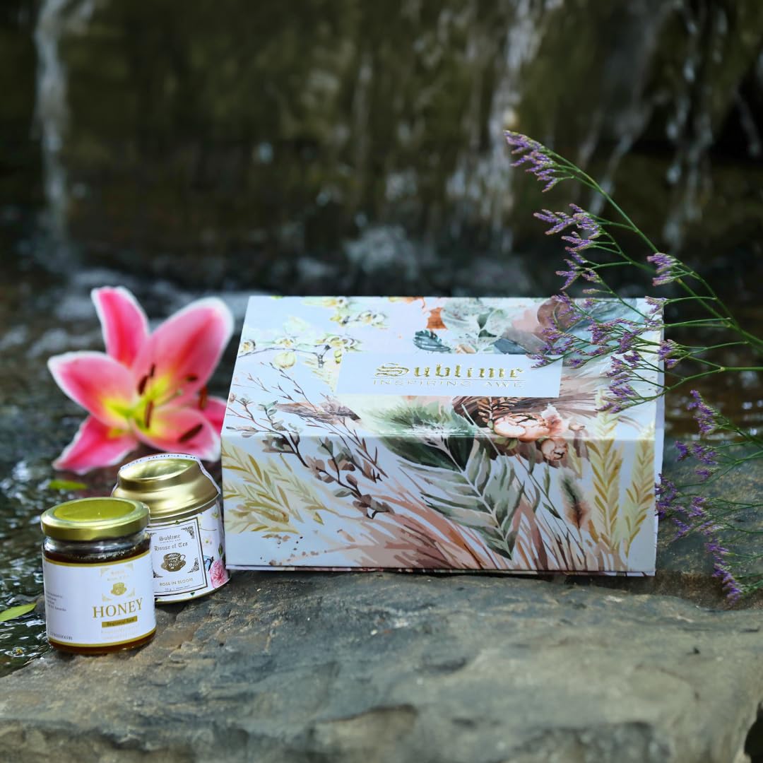 Sublime Premium Gift Box, Loose Tea, Dry Fruits and Spices - 225g, Pack of 1