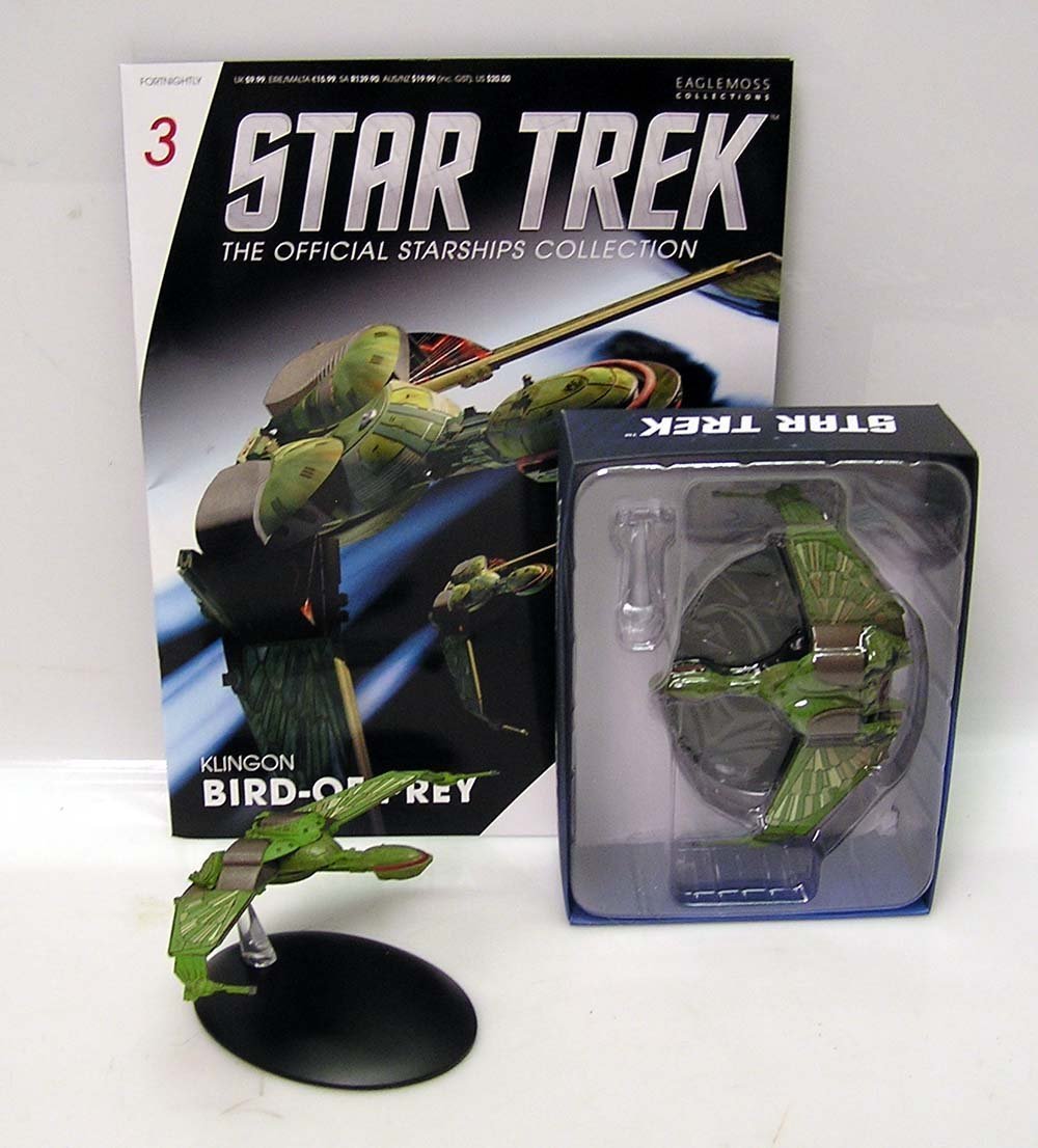 Eaglemoss Goroth's Klingon Transport Schiff - Star Trek Modell 1:704 Mit Magazin