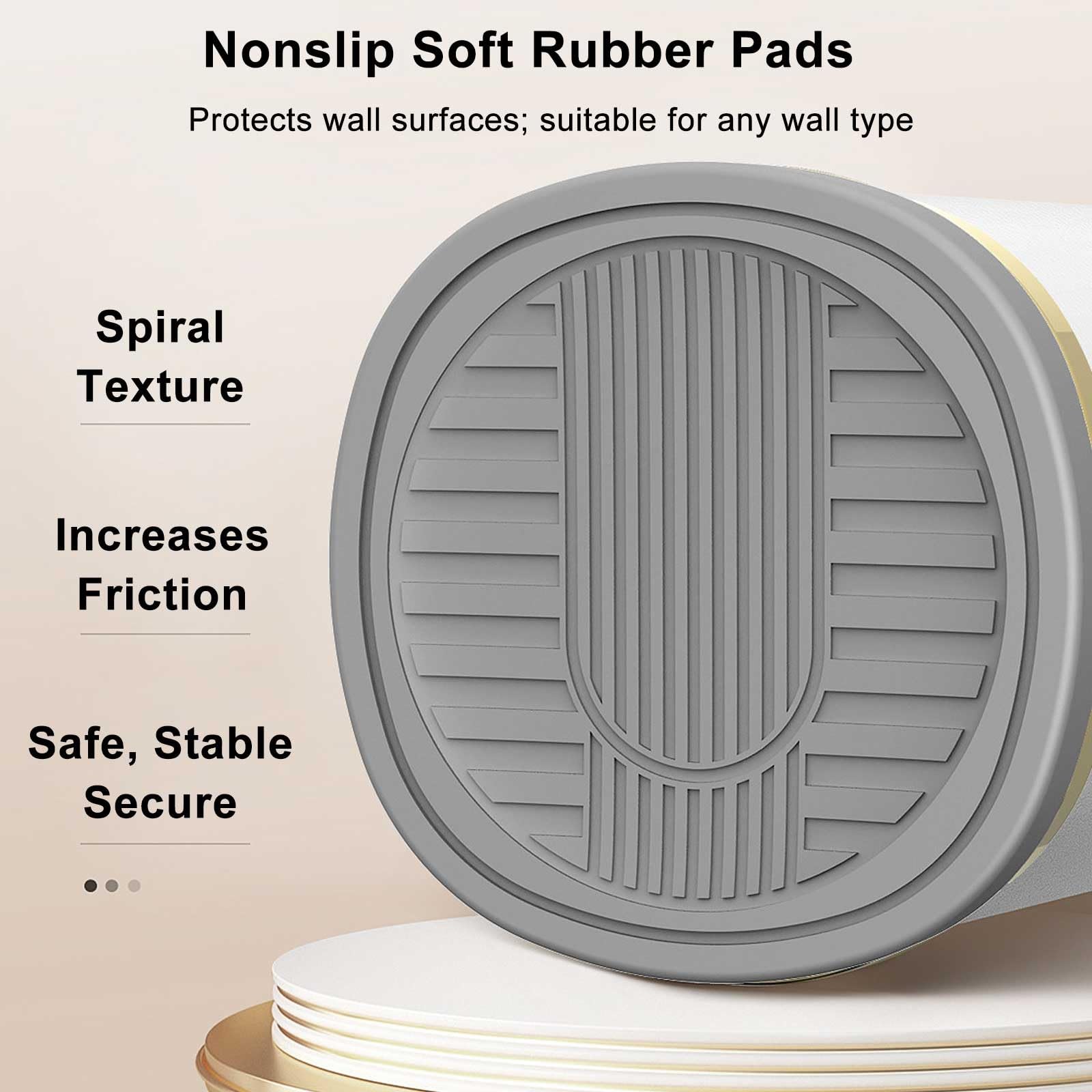 Tringle Rideau Sans Percage Extensible, Tringle de Douche Réglable de 0,7 à 4,7 M, Antirouille pour Salle de Bain, Placard, Fenêtre, Séparation de Pièce(Gray,0.9-1.6m/35-63in)