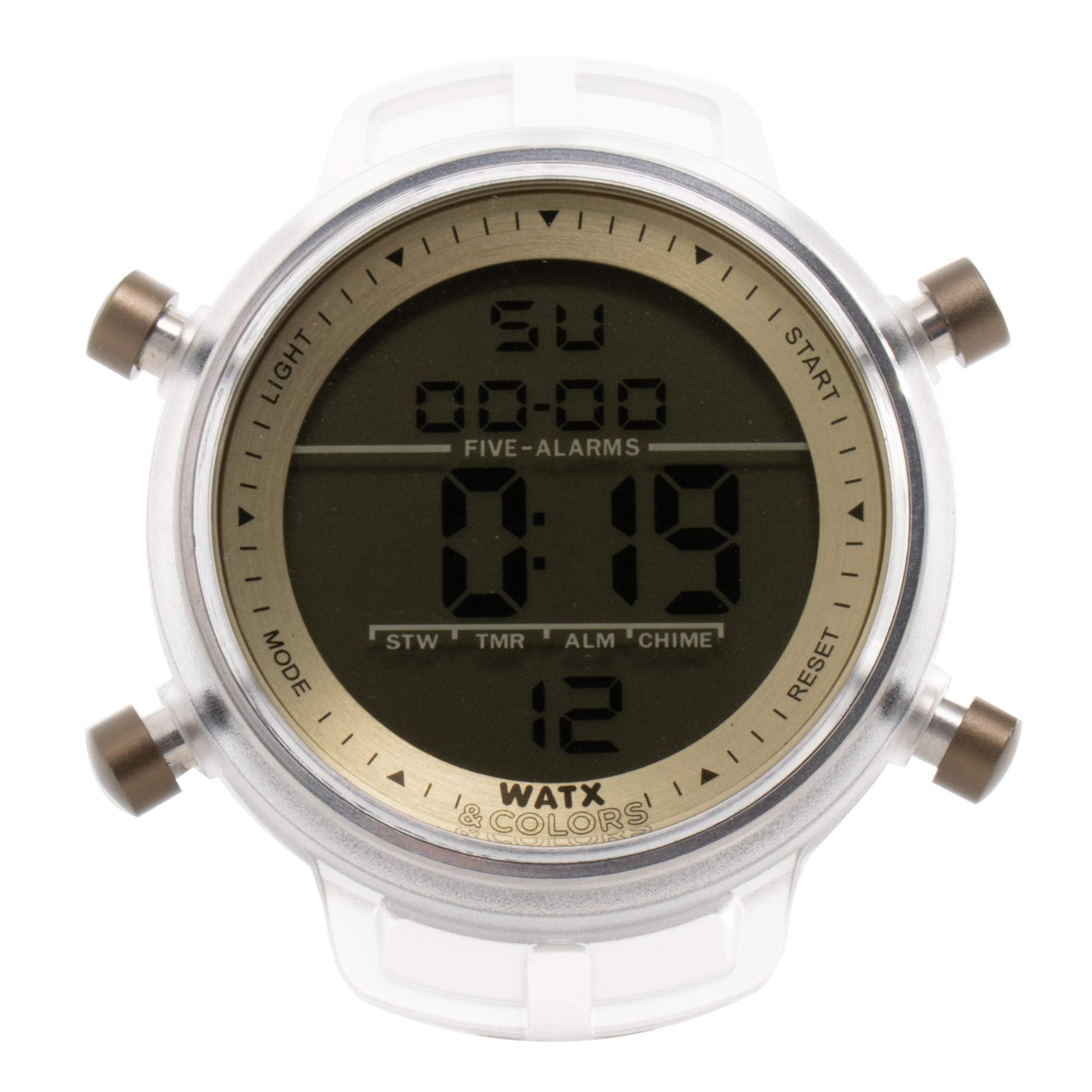 Montre Homme Watx & Colors (46 mm) ( 46 mm), gold, strip