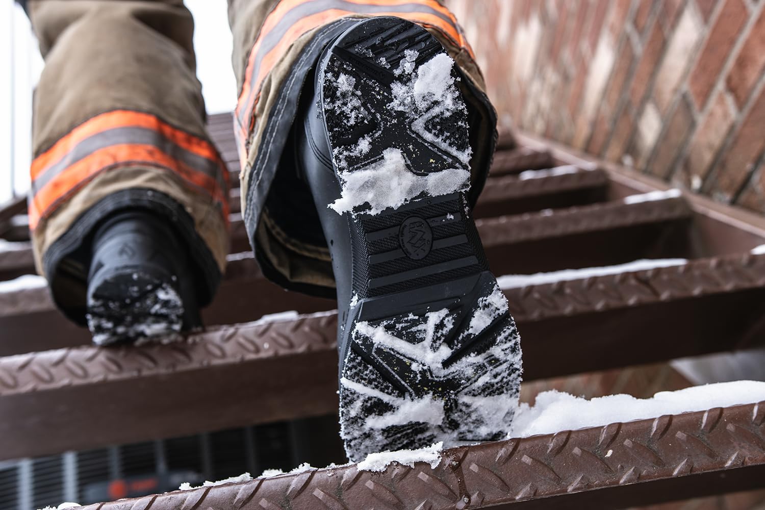 HAIX Fire Eagle Air Grip Xtreme Composite-Toed Waterproof Firefighting Boots with Extreme Grip Soles