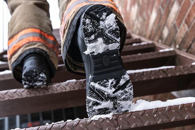 HAIX Fire Eagle Air Grip Xtreme Composite-Toed Waterproof Firefighting Boots with Extreme Grip Soles