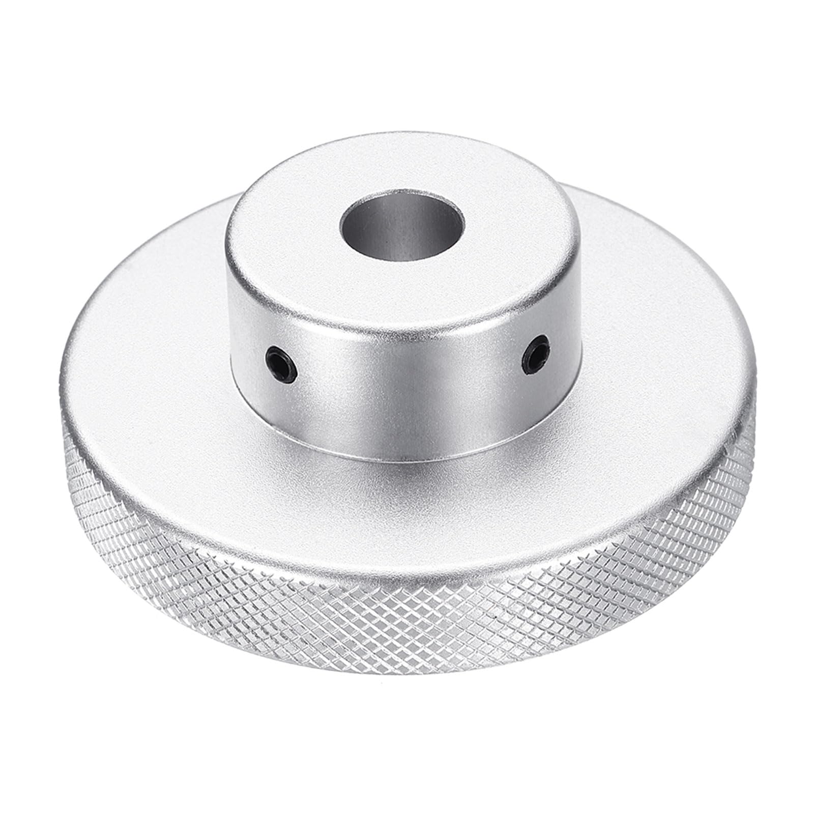 HARFINGTON Aluminum Alloy Handwheel 80mm OD 14mm Bore Aluminum Milling Machine Handle Machine Tool Hand Wheel with Wrench and 2pcs Screws for Milling