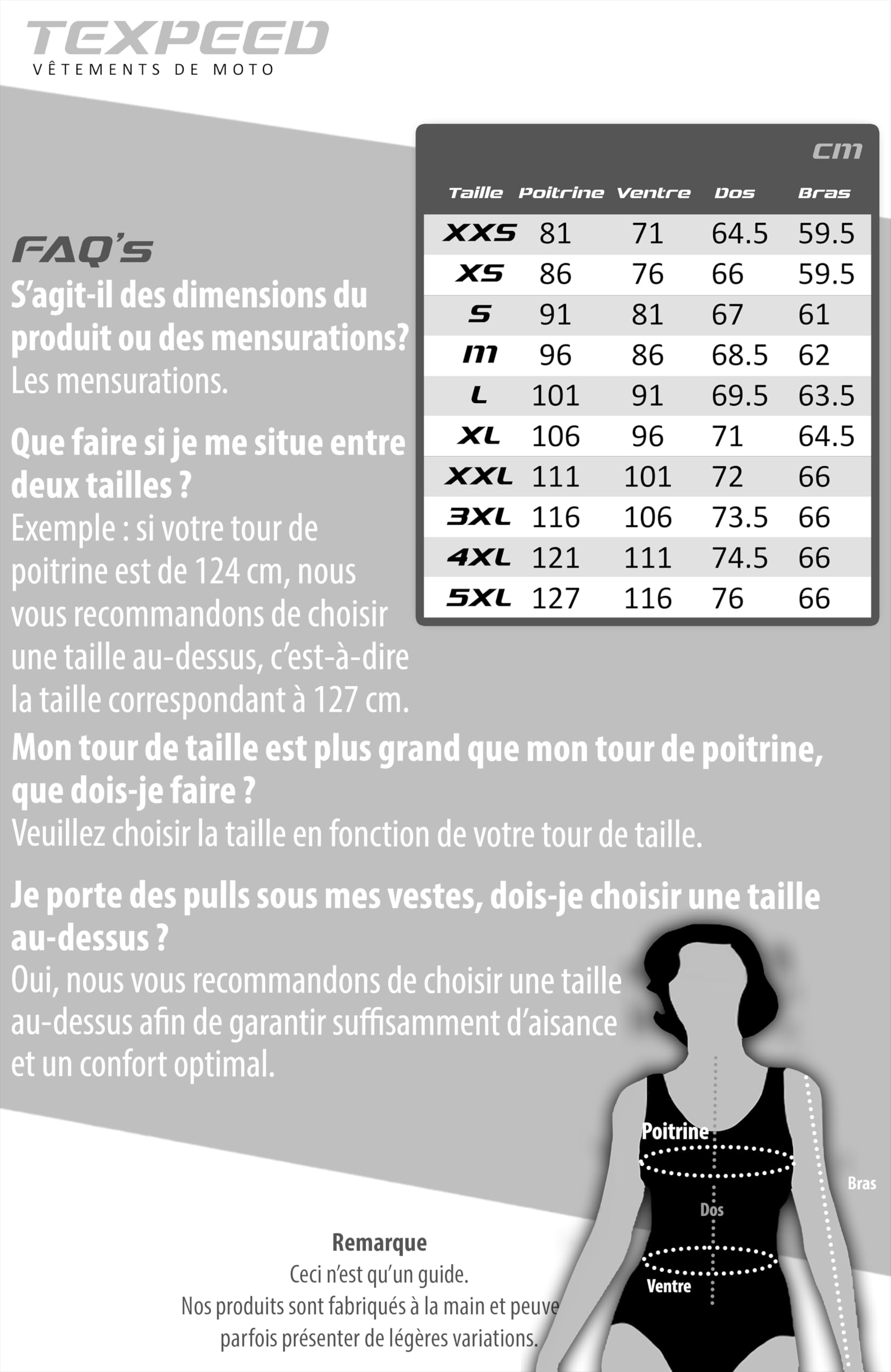 Texpeed Veste moto femme homologué - Manteau blouson en cordura textile imperméable pour femme avec armure de moto CE (EN 1621-1) Rose - M